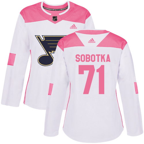 Vladimir Sobotka St. Louis Blues Adidas Authentic Home NHL Hockey